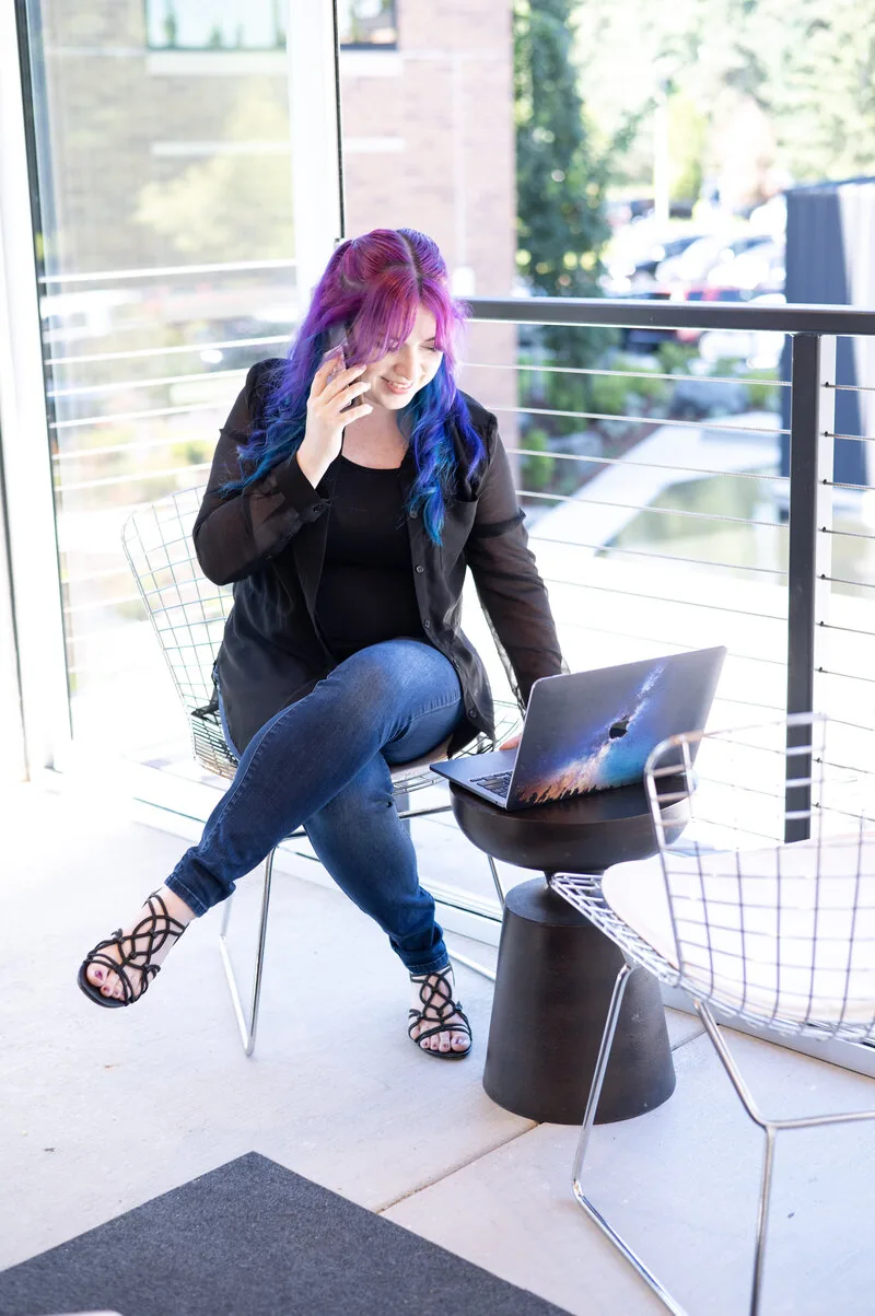 Jaclyn Cox, brand and web designer in Tacoma, Washington